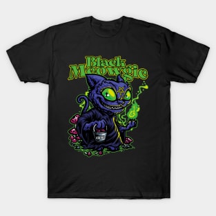 Black Meowgic 666 T-Shirt